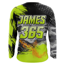 Load image into Gallery viewer, Camo Motocross Racing Jersey Green UPF30+ Youth Dirt Bike Shirt Kid Men Women Off-road Riding Shirt XM128