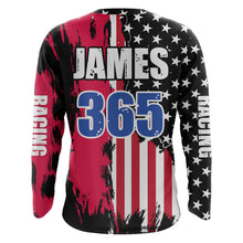 Load image into Gallery viewer, Dirt Bike Racing Jersey American Flag Motocross Youth Men UPF30+ Off-Road Motorcycle Shirt XM73