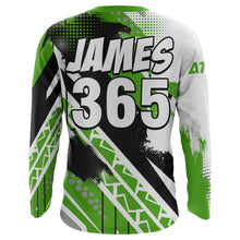 Load image into Gallery viewer, ATV Racing Jersey ATV Motocross Shirt Green Upf30+ ATV Quad Bike Shirt Men Women Kid MX24