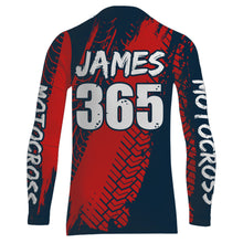 Load image into Gallery viewer, Motocross Racing Jersey UPF30+ Youth Adult&amp;Kid Dirt Bike Motox Off-Road Red MX Racing Shirt XM86