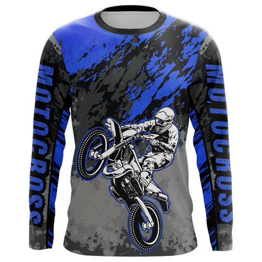 Motocross Racing Jersey Youth UPF30+ Dirt Bike Shirt Men Kid MX Off-Road Jersey XM154