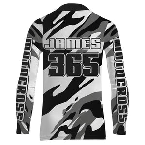 ATV Motocross Jersey UPF30+ Quad Bike Shirt Off-Road Racing Jersey Kid Men ATV Motorcycle MX12