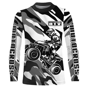 ATV Motocross Jersey UPF30+ Quad Bike Shirt Off-Road Racing Jersey Kid Men ATV Motorcycle MX12