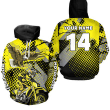 Load image into Gallery viewer, Eagle Motocross Hoodie for Men Women Dirt Bike Racing Hoodie Custom Riding Shirt MH163