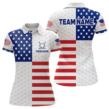 Load image into Gallery viewer, Custom American Flag Golf Polo Shirt for Men Women Patriotic Golf Polo Shirt MMG50