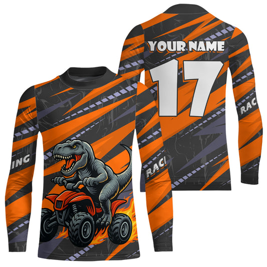 Dinosaur ATV Racing Jersey Custom ATV Riding Shirt Quad Bike ATV Jersey for Kid Adult MX121