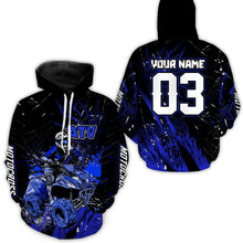 Load image into Gallery viewer, Custom ATV Motocross Hoodie for Men Women Quad Bike Shirt ATV Racing Hoodie MHATV04