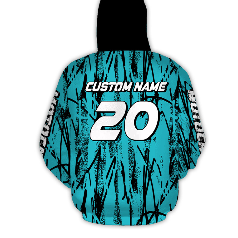 Custom ATV Motocross Hoodie for Adult Men Women Quad Bike Shirt ATV Hoodie MHATV11