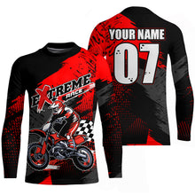 Load image into Gallery viewer, Red Motocross Jersey Men Kid UPF30+ Custom Dirt Bike Shirt Extreme MX Off-Road Jersey Motorcycle XM26