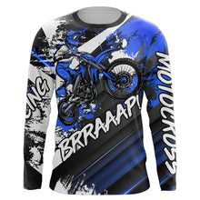 Load image into Gallery viewer, Motocross Jersey Blue Upf30+ Youth Kid Men Racing Dirt Bike Shirt Off-Road Motorcycle XM36