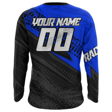 Load image into Gallery viewer, Blue Motocross Racing Jersey Upf30+ Kid Men Women Dirt Bike Shirt Off-road Jersey XM285