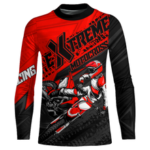 Load image into Gallery viewer, Red Motocross Racing Jersey Upf30+ Kid Men Women Dirt Bike Shirt Off-road Jersey XM285