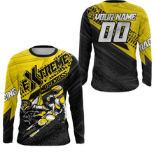 Load image into Gallery viewer, Yellow Motocross Racing Jersey Upf30+ Kid Men Women Dirt Bike Shirt Off-road Jersey XM285