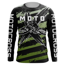 Load image into Gallery viewer, Motocross Racing Jersey UPF30+ Dirt Bike Shirt Camo Kid Men Women Motox Off-Road Jersey XM119