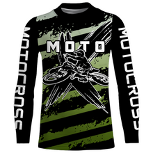 Load image into Gallery viewer, Motocross Racing Jersey UPF30+ Dirt Bike Shirt Camo Kid Men Women Motox Off-Road Jersey XM119