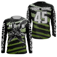 Load image into Gallery viewer, Motocross Racing Jersey UPF30+ Dirt Bike Shirt Camo Kid Men Women Motox Off-Road Jersey XM119