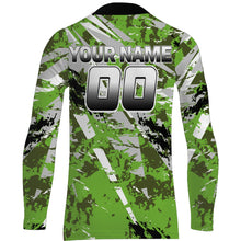 Load image into Gallery viewer, Motocross Racing Jersey Camo Green UPF30+ Custom Dirt Bike Shirt Men Women Kid Off-Road Jersey XM65