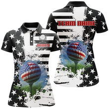 Load image into Gallery viewer, Custom US Golf Polo Shirt Patriotic Golf Shirts for Men Women American Polo Shirt MMG08