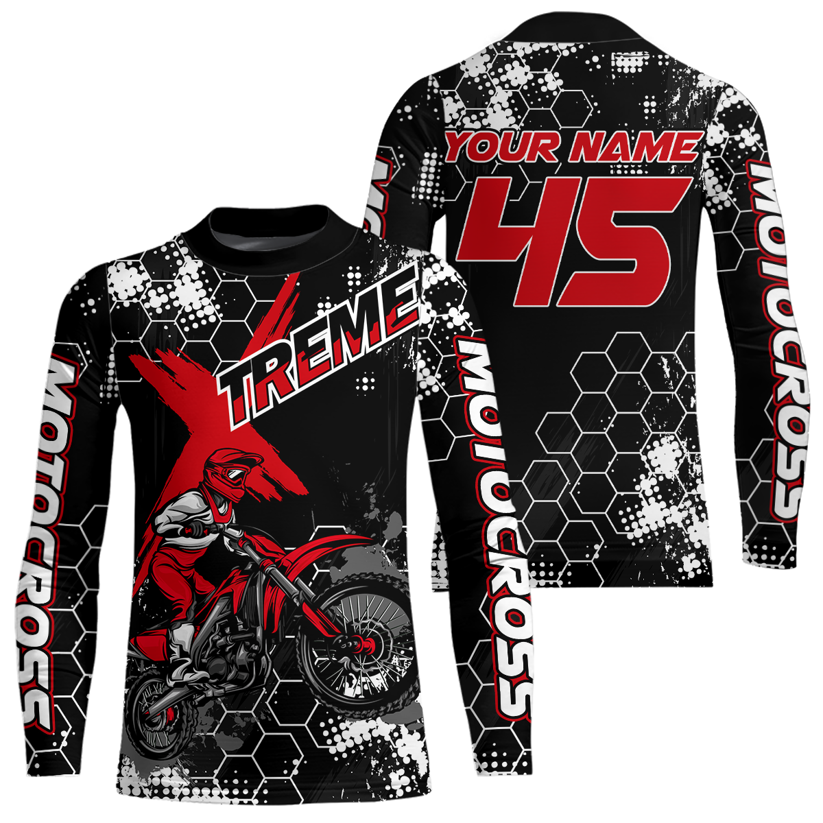 Motocross Jersey Custom Dirt Bike Racing Shirt for Men Kid Woman Off-road Jersey XM343