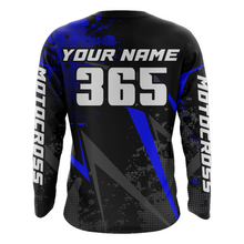 Load image into Gallery viewer, Motocross Racing Jersey Men Women Kid Upf30+ Dirt Bike Shirt Youth Adult Off-Road Navy Blue XM275