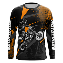 Load image into Gallery viewer, Motocross Racing Jersey Men Women Kid Upf30+ Dirt Bike Shirt Youth Adult Off-Road Orange XM275