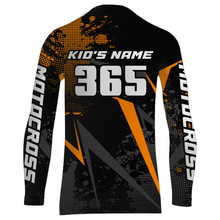 Load image into Gallery viewer, Motocross Racing Jersey Men Women Kid Upf30+ Dirt Bike Shirt Youth Adult Off-Road Orange XM275