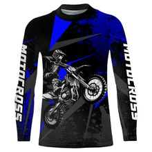 Load image into Gallery viewer, Motocross Racing Jersey Men Women Kid Upf30+ Dirt Bike Shirt Youth Adult Off-Road Navy Blue XM275