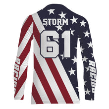 Load image into Gallery viewer, ATV Motocross Jersey American Flag Upf30+ Quad Bike Racing Jersey Men Women Kid MX41