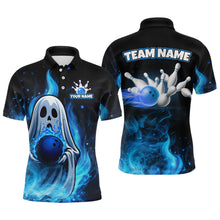 Load image into Gallery viewer, Custom Funny Ghost Halloween Bowling Jersey for Men Polo &amp; 1/4 Zip Bowling Team Shirts HNT121