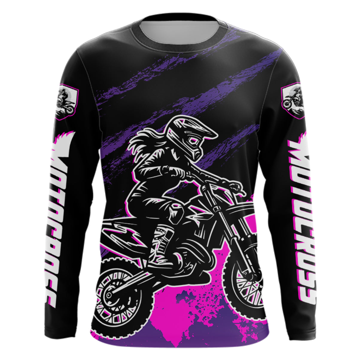 Women Motocross Shirts Kid Adult Pink Motocross MX Off-Road Motocycle Shirt UPF30+ DNT65