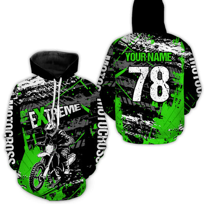 Custom Motocross Hoodie Jersey Dirt Bike Motorcycle Hoodie Shirt for Kid Men Women HOT01