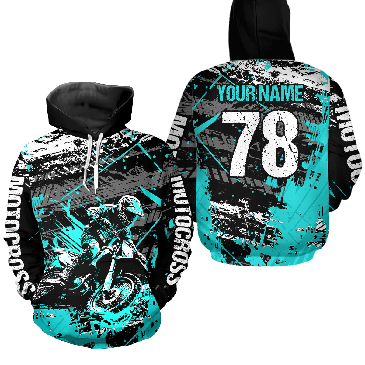 Custom Youth Motocross Hoodie Sweatshirts Dirt Bike Hoodies for Kid Adult Motorcycle Hoodie HOT14