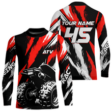 Load image into Gallery viewer, Custom Red ATV Motocross Jersey Racing Shirts UPF30+ Off-Road Jersey Kid Men Women DNT11