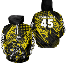 Load image into Gallery viewer, Custom Motocross Hoodie Custom Dirt Bike Hoodie Motocross Sweatshirts for Kid Adult HOT13