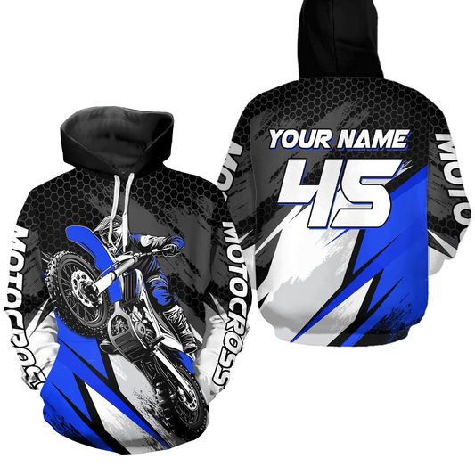Custom Dirt Bike Hoodie Motocross Hoodie Sweatshirts for Kid Men Women Motorcycle Hoodie HOT15
