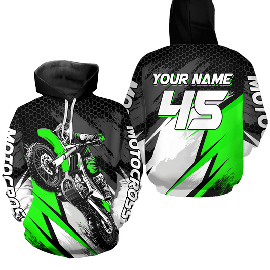 Custom Dirt Bike Hoodie Motocross Hoodie Sweatshirts for Kid Men Women Motorcycle Hoodie HOT15