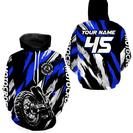 Custom Dirt Bike Motocross Hoodie Shirt for Kid Men Women Motocross Hoodie Jersey HOT03