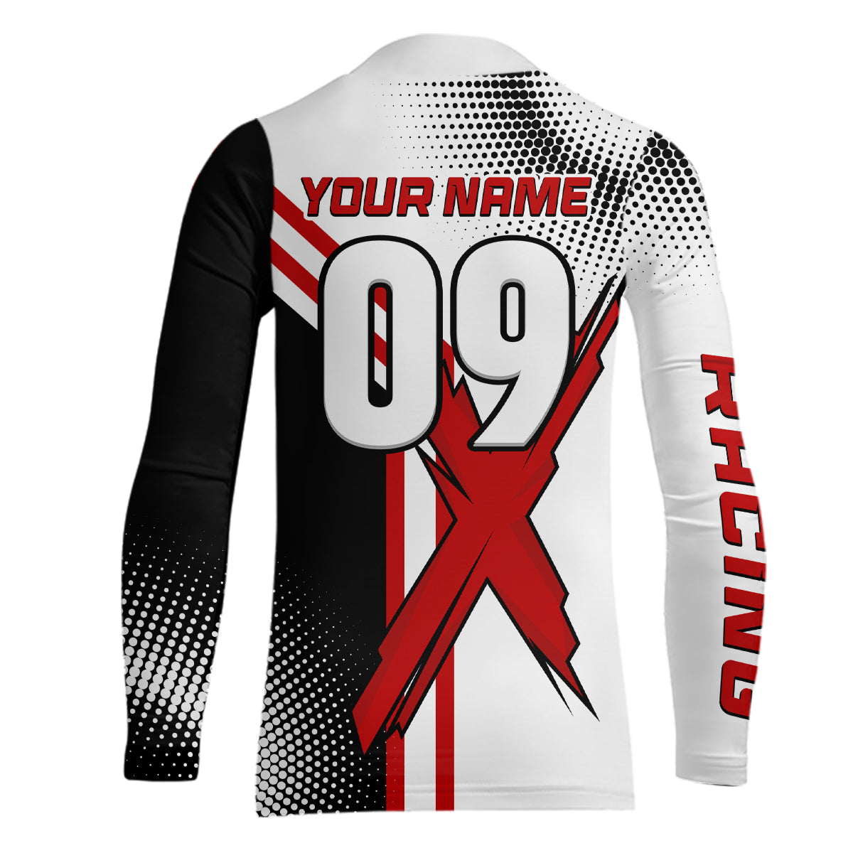 Custom Dirt Bike Jersey Motocross Jersey Upf30+ Mens Women Off-Road Shirt| CTP84