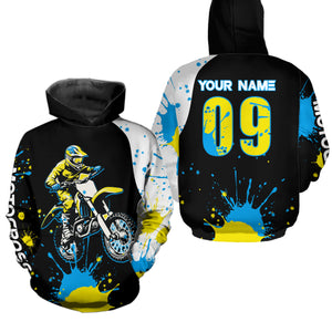 Adult&Kid Custom Motocross Jersey Upf30+ Mens Women Dirt Bike Shirt Off Road Jersey| CTP99