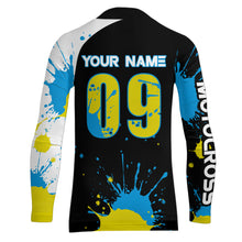 Load image into Gallery viewer, Adult&amp;Kid Custom Motocross Jersey Upf30+ Mens Women Dirt Bike Shirt Off Road Jersey| CTP99