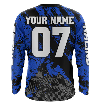 Motocross Jersey Upf30+ Custom Dirt Bike Jersey Mens Women Off-Road Jersey Adult&Kid| CTP46