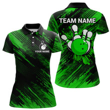 Load image into Gallery viewer, Green Bowling Jersey Men And Women Custom Bowling Shirts Unisex Polo Bowling Team Shirt CP17