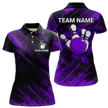 Load image into Gallery viewer, Purple Bowling Jersey Men And Women Custom Bowling Shirts Unisex Polo Bowling Team Shirt CP17