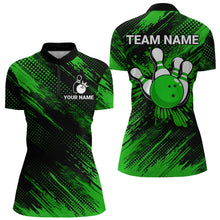 Load image into Gallery viewer, Green Bowling Jersey Men And Women Custom Bowling Shirts Unisex Polo Bowling Team Shirt CP17