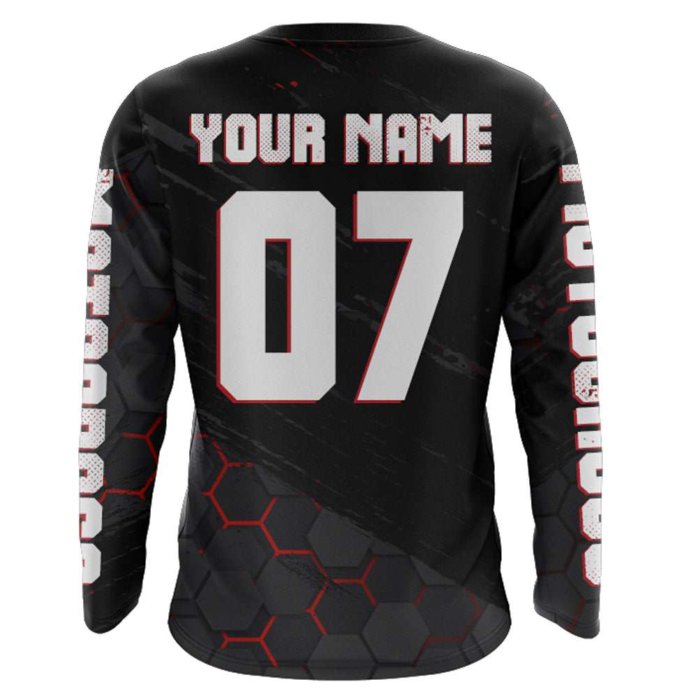 Motocross Jersey Upf30+ Custom Dirt Bike Jersey Mens Women Off-Road Jersey Adult&Kid| CTP47