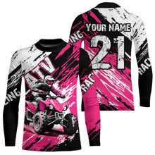 Load image into Gallery viewer, Pink Atv Motocross Jersey Custom Off-Road Quad Bike Shirt For Men Women Kid Youth Mx Dirt Bike NHN006