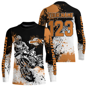 Custom Motocross Jersey Dirt Bike Shirt Motorcycle Jersey Team Shirt MX Jersey Adult & Kid| CTP109