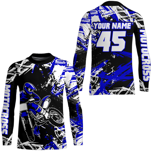 Custom Motocross Jersey Red Dirt Bike Clothes Upf30+ Mens Women Motorcycle Jersey| CTP15