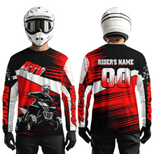 Load image into Gallery viewer, Custom Red ATV Motocross Jersey for Adult Kids Youth Quad Dirt Bike Racing Shirt For Men Women NHN001