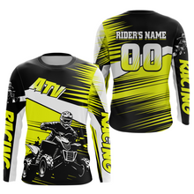 Load image into Gallery viewer, Custom Yellow ATV Motocross Jersey for Adult Kids Youth Quad Dirt Bike Racing Shirt For Men Women NHN001